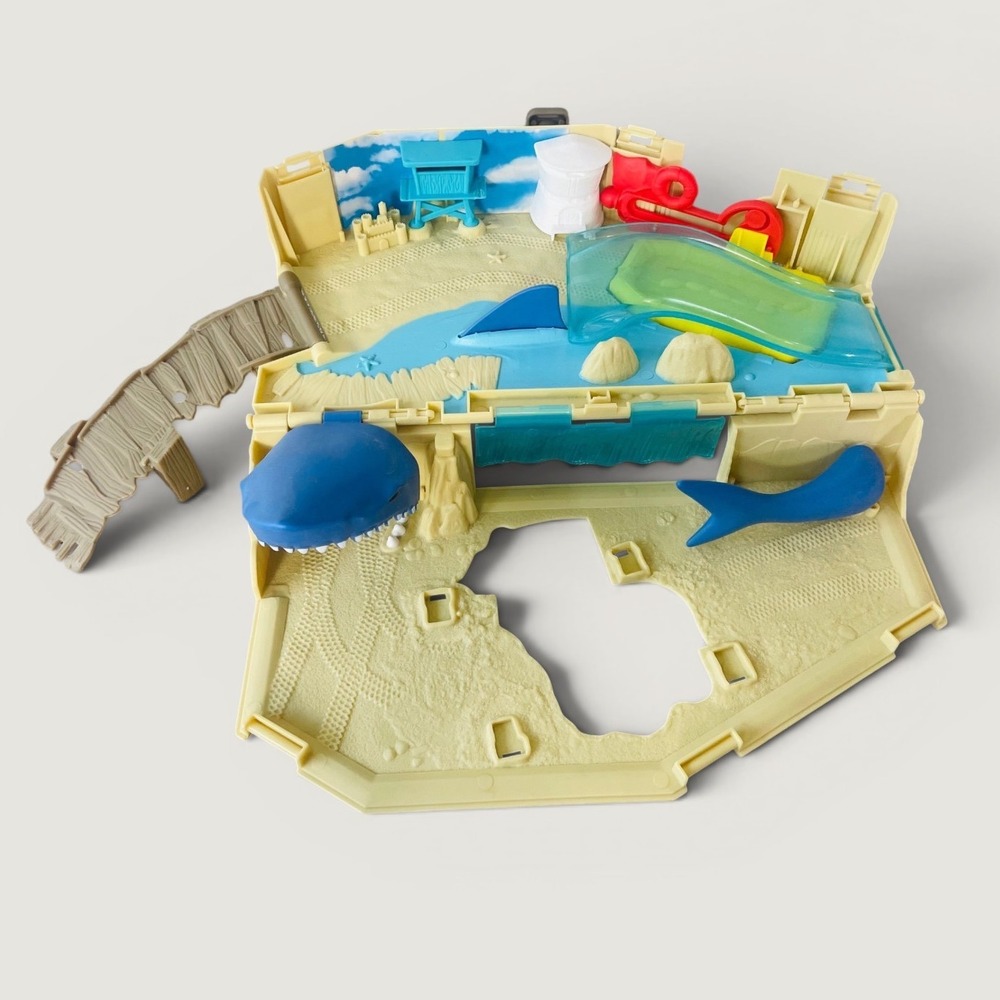 Matchbox MBX Shark Adventure Portable Playset Mattel Car Track Toy